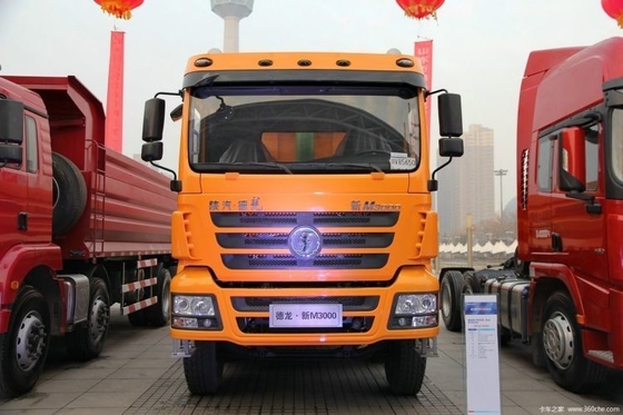 Professionele Diesel Warm tweedehands Shacman Delong M3000 336 HP 8X4 7.4 M Dump Trucks