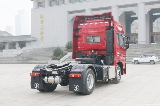 Gebruikte Truck Delong X5000 460 HP Shacman Truck 6x4 Traktorkop met 6 cilinders en ESC