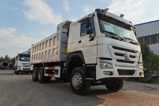 Sinotruk Haohan J5G 340 pk 6X4 5,6 meter Dump Trucks met ESC Ja en 12 voorste versnellingsnummer