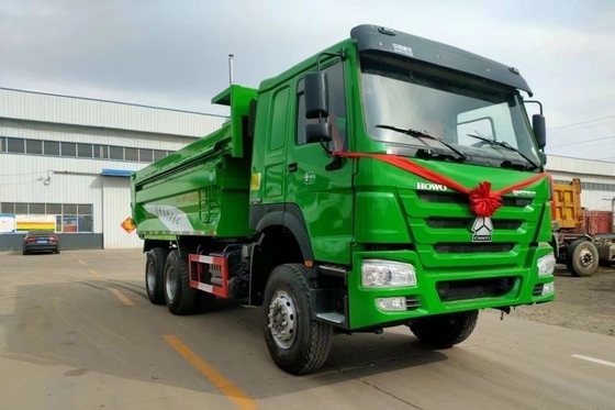 Sinotruk Haohan J5G 340 pk 6X4 5,6 meter Dump Trucks met ESC Ja en 12 voorste versnellingsnummer