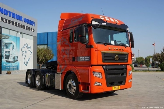 SITRAK G7S 610 pk 6X4 sleepwagenkop met een hoge brandstoftankcapaciteit en automatisch raam