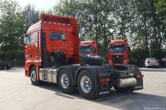 SITRAK G7S 610 pk 6X4 sleepwagenkop met een hoge brandstoftankcapaciteit en automatisch raam
