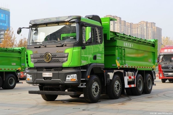 Shacman Delon X3000 400 pk 8X4 6 m Dump Truck voor automatische airconditioner en 12 banden