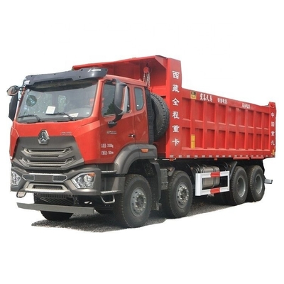 23 Warm gebruikte boutique auto's Sinotruk Haohan N7G 440 pk 8X4 7,6 m Dump trucks met multimedia systeem