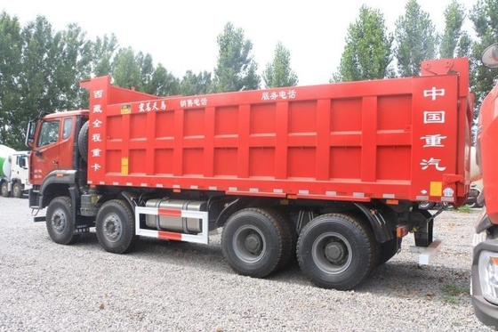 23 Warm gebruikte boutique auto's Sinotruk Haohan N7G 440 pk 8X4 7,6 m Dump trucks met multimedia systeem