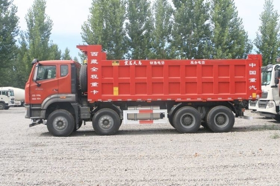 23 Warm gebruikte boutique auto's Sinotruk Haohan N7G 440 pk 8X4 7,6 m Dump trucks met multimedia systeem