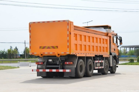Shacman Delon M3000S 400 pk 8X4 6.8m Dump Trucks 12 Forward Shift Multimedia Systeem