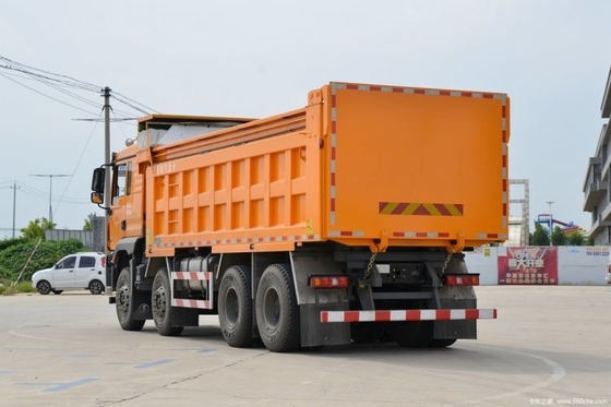 Shacman Delon M3000S 400 pk 8X4 6.8m Dump Trucks 12 Forward Shift Multimedia Systeem
