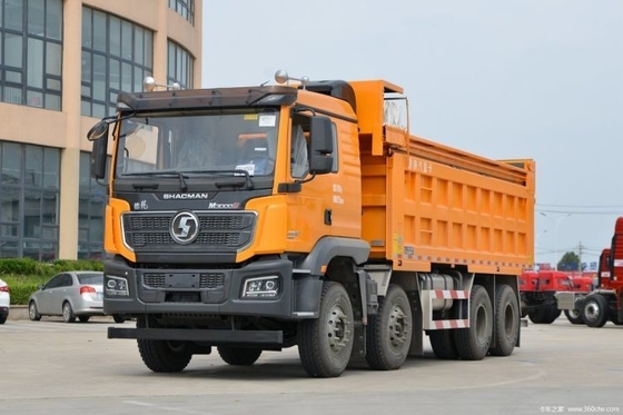 Shacman Delon M3000S 400 pk 8X4 6.8m Dump Trucks 12 Forward Shift Multimedia Systeem
