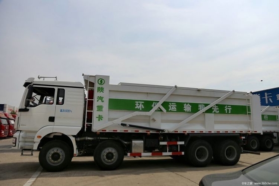 Professionele tweedehands Shacman Delong M3000 290 pk 8X4 7.6m dumptruck met ESC