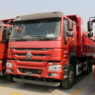 Aanraakscherm Ja 6X4 6 Meter Dump Trucks Sinotruk HOWO Zware Truck 380 HP Gebruikte 0 KM Auto