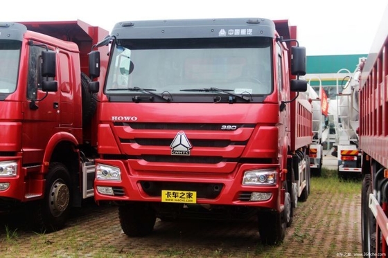 23 Warm gebruikte boutique auto's Sinotruk HOWO Zware vrachtwagen 380 pk 8X4 7,8m Dump trucks
