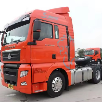 23 Warme tweedehands Sinotruk SITRAK G7 480 pk 6X4 AMT trekkertrucks met transmissie