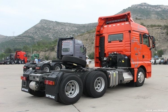 23 Warme tweedehands Sinotruk SITRAK G7 480 pk 6X4 AMT trekkertrucks met transmissie