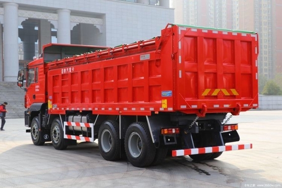 Shacman Shaanxi zware Cardron M3000S 350 pk 8X4 6.8m dumpers met multimedia systeem