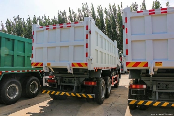 Passagiersvriendelijke Sinotruk HOWO-7 375 pk 6x4 6,8 meter dumper voor professionele boetiek